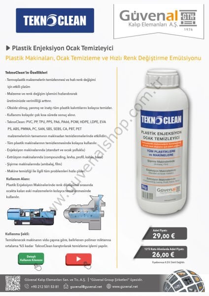 Makine Ocak Temizleme & Renk Değiştirme Emülsiyonu