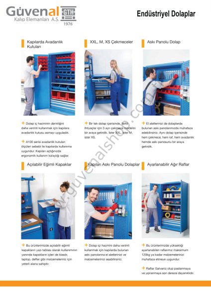 6115 - 6 Çekmeceli, 4 Raflı Kapılı Dolap