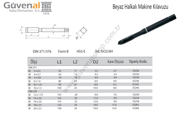 Beyaz Halkalı Makine Kılavuzu