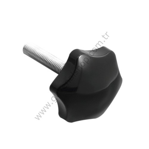 GKP Cıvatalı Tutamak - Plastik / Siyah