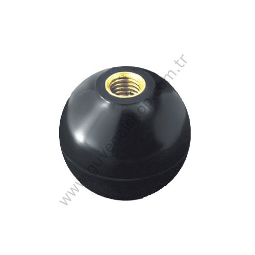 GTP Küresel Tutamak - Bakalit / Siyah