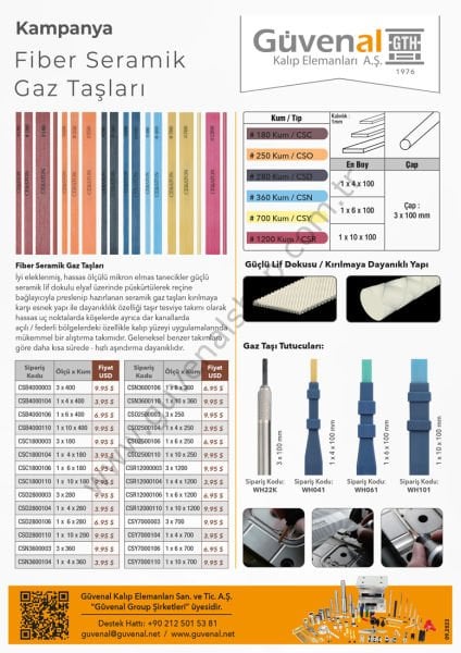 Seramik Gaz Taşları