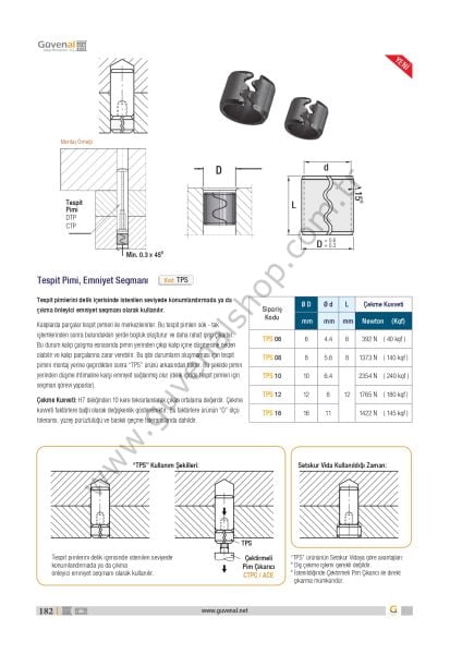 TPS Tespit Pimi Emniyet Segmanı