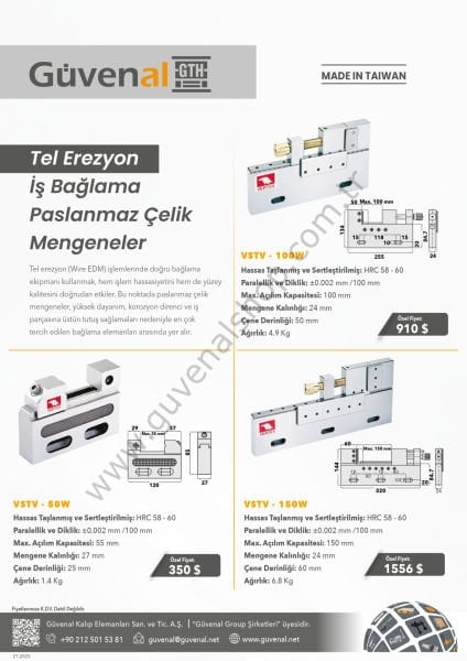 VSTV100W Tel Erezyon İş Bağlama