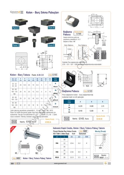G143 Bağlama Pabucu