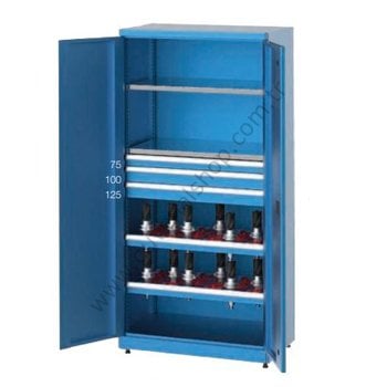 2170 - Cnc Raflı, 3 Çekmeceli Malzeme Dolabı