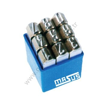 Nikel Paslanmaz Rakam Set