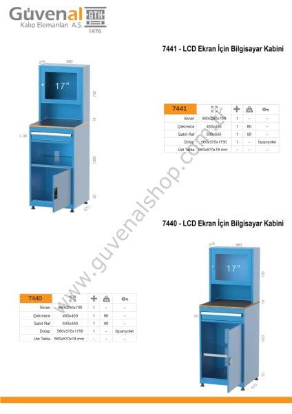 7440 - LCD Ekran İçin Bilgisayar Kabini