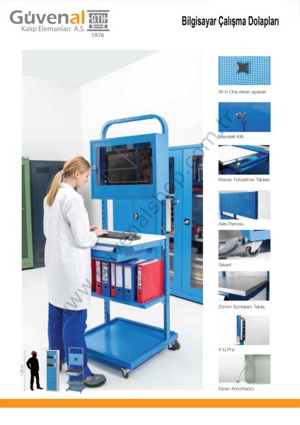 7440 - LCD Ekran İçin Bilgisayar Kabini