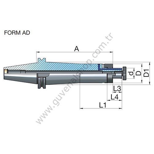 SK 40 Kombine Malafa DIN 6358 Form AD/B